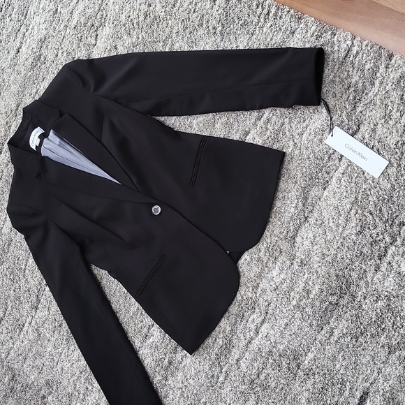 Black tie one-button blazer black NWT - Picture 11 of 16